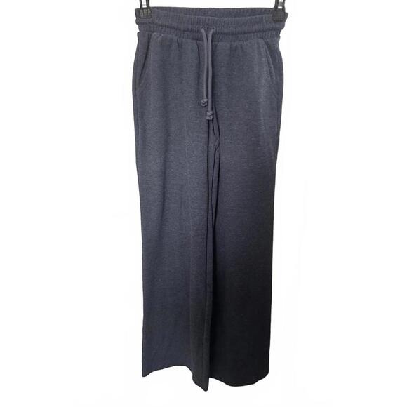 Hippie Rose Blue Hoodie and Ribbed Wide Leg Sweatpant Set Women Size XS - Picture 5 of 10